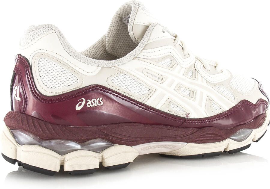 Asics GEL-NYC Cream Antique Red Suede Unisex - Foto 3