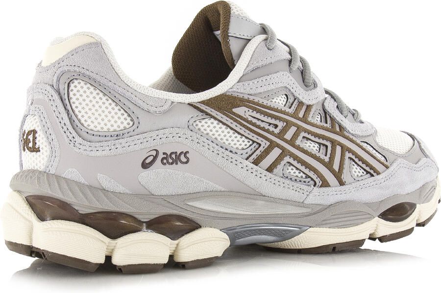 Asics GEL-NYC Cream Ce t Grey Suede Unisex - Foto 4