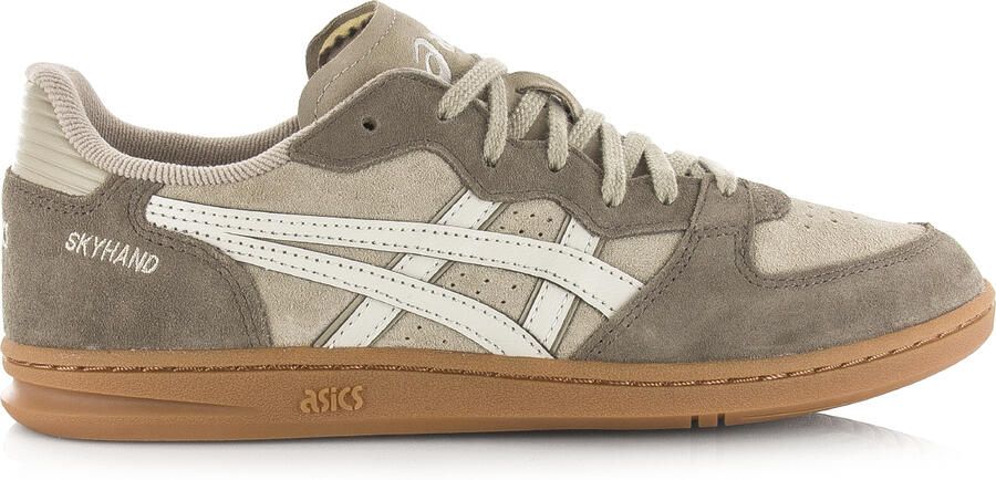 Asics Skyhand OG Driftwood Smoke Grey Suede Unisex - Foto 2