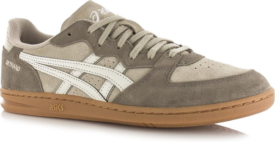 Asics Skyhand OG Driftwood Smoke Grey Suede Unisex - Foto 5