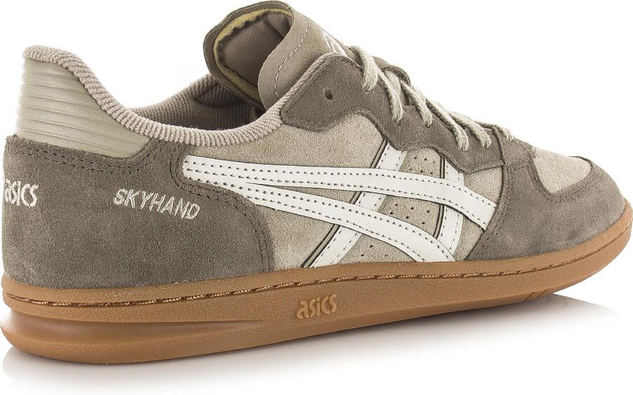 Asics Skyhand OG Driftwood Smoke Grey Suede Unisex - Foto 4