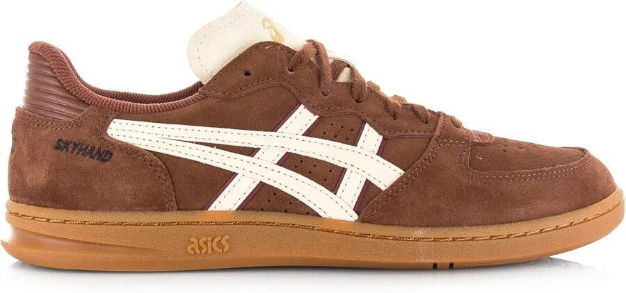 Asics Skyhand OG reddish brown oatmeal Suede Unisex