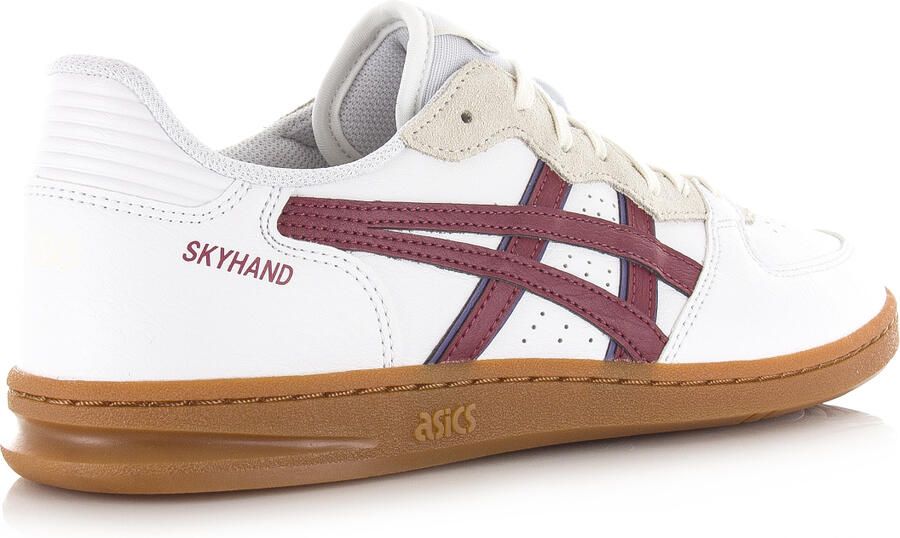 Asics Skyhand OG white brisket red Suede Unisex - Foto 7