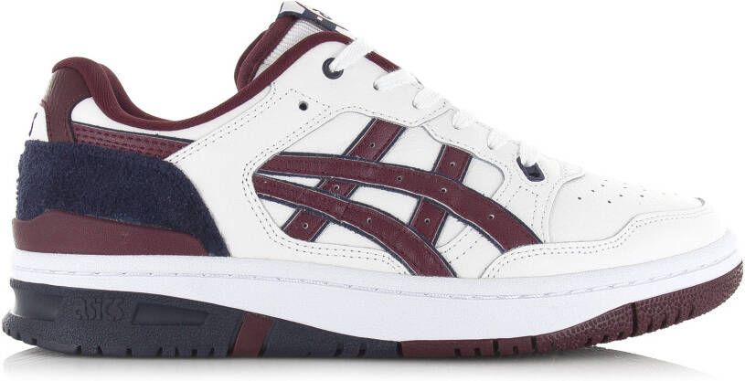 Asics EX89 White Port Royal Wit Leer Lage sneakers Unisex