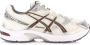 Asics GEL 1130 cream reddish brown Beige Mesh Lage sneakers Unisex - Thumbnail 5