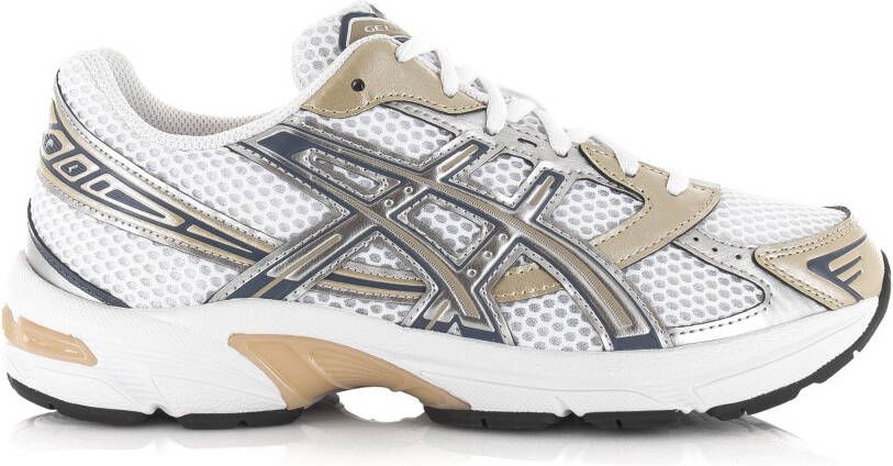 Asics GEL-1130 White Wood Crepe Wit Mesh Lage sneakers Dames