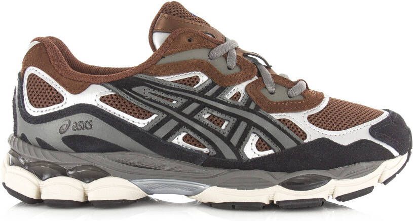 Asics GEL-NYC | Reddish Brown Black Bruin Leer Lage sneakers Unisex - Foto 3