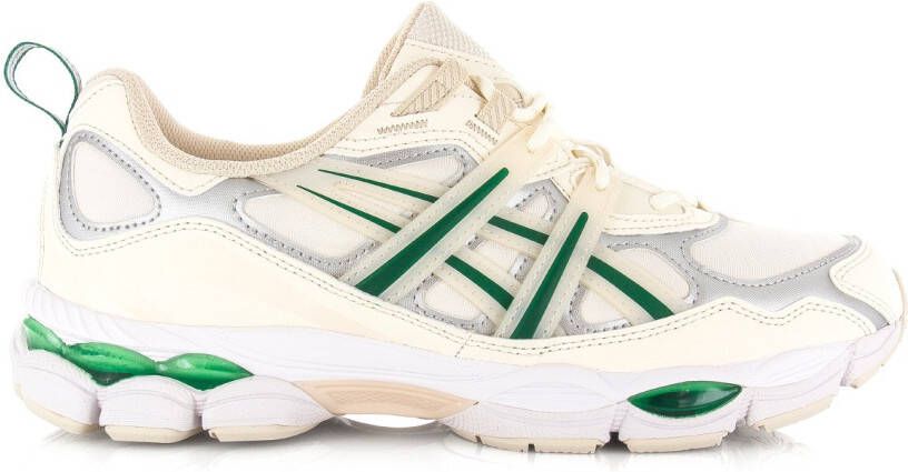 Asics GEL-NYC Utility cream kale Beige Synthetisch Lage sneakers Unisex