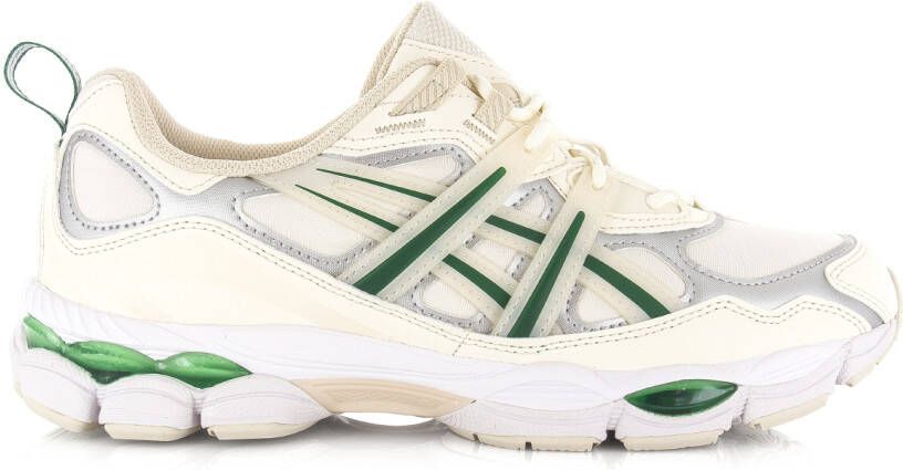 Asics GEL-NYC Utility cream kale Beige Synthetisch Lage sneakers Unisex