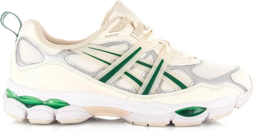 Asics GEL-NYC Utility cream kale Beige Synthetisch Lage sneakers Unisex