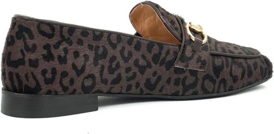 Babouche Filly baby leopard dark brown Leer Dames - Foto 3