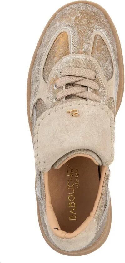 Babouche Ira sneakers gold beige Leer Dames - Foto 4