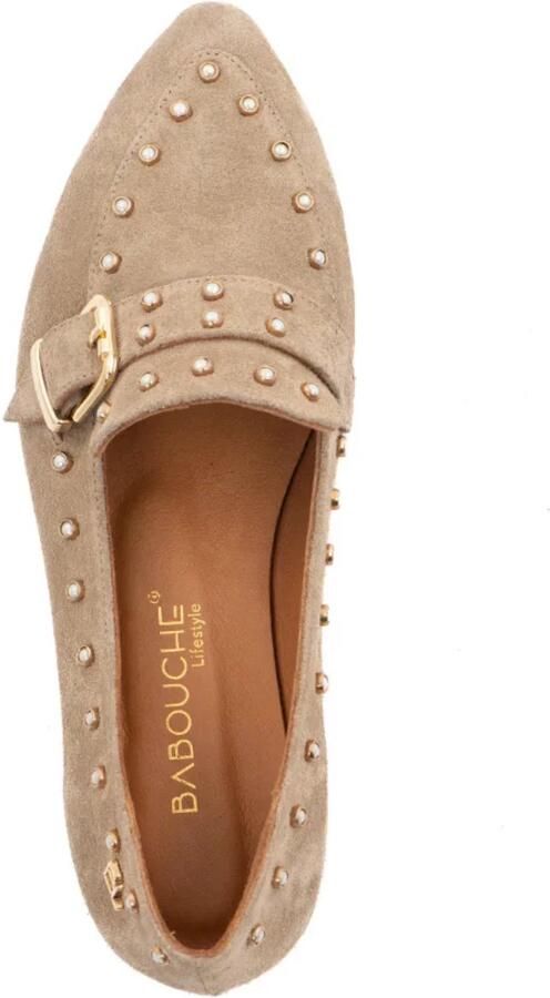 Babouche Juliet loafers beige Suede Dames - Foto 3