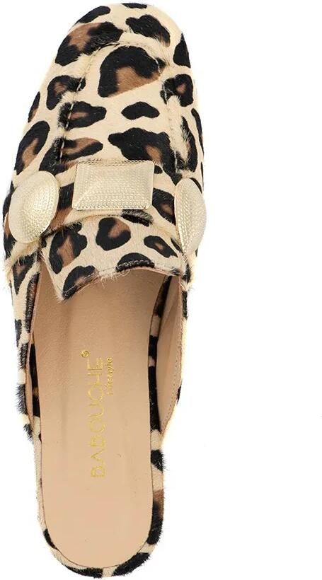 Babouche LARA leopard muiltjes Leer Dames - Foto 3