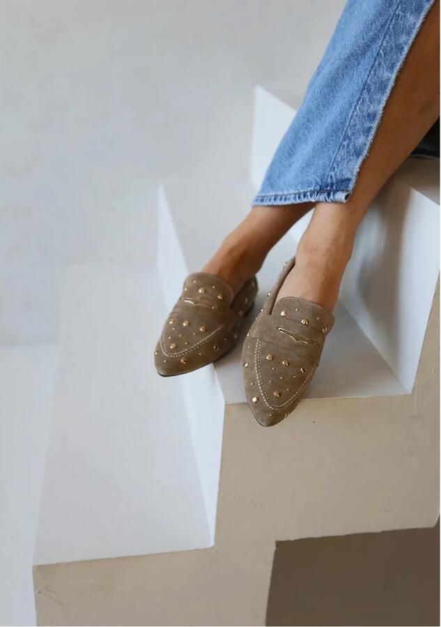 Babouche LOIS loafers kum Suede Dames - Foto 2