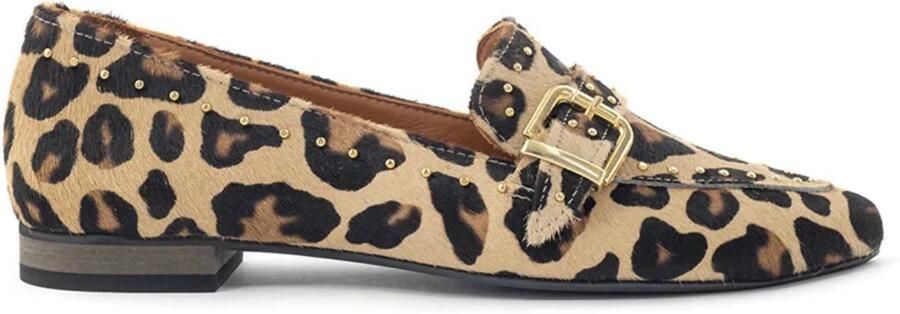 Babouche Luna panterprint loafers Leer Dames - Foto 2