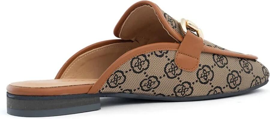 Babouche Nea beige cognac Textiel Dames - Foto 2