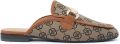 Babouche Nea beige cognac Textiel Dames - Beige