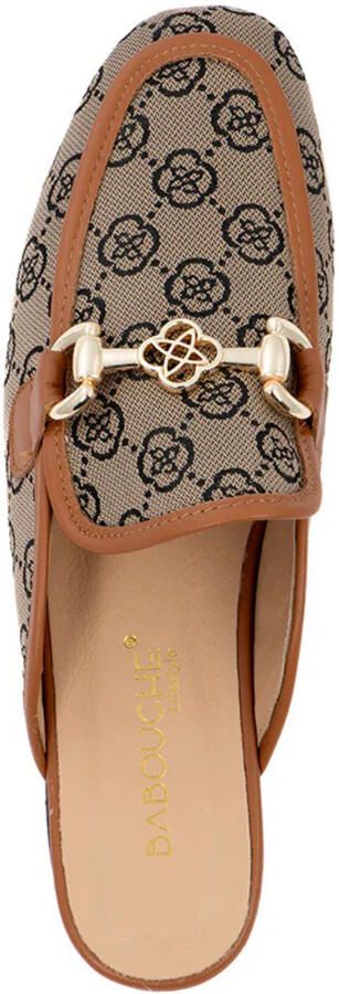 Babouche Nea beige cognac Textiel Dames - Foto 3