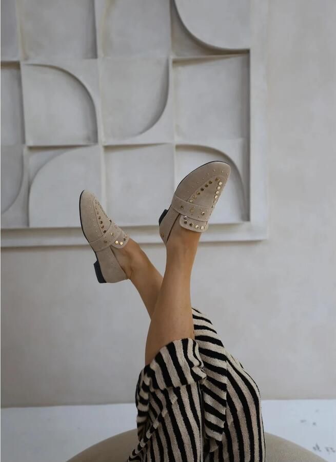Babouche Nien loafers kum Suede Dames - Foto 3