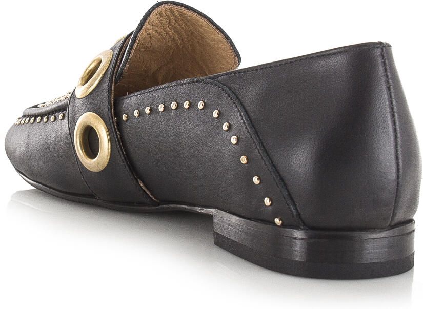 Babouche Shelly loafers zwart Leer Dames - Foto 3