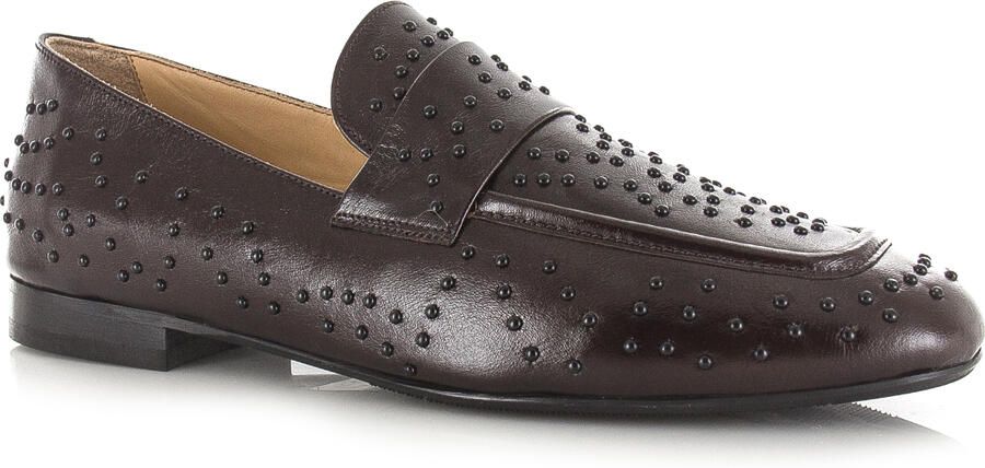 Babouche SIA loafers dark brown Leer Dames - Foto 2
