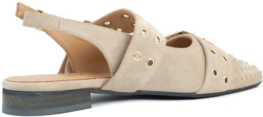 Babouche SOYA beige slingbacks Suede Dames - Foto 3
