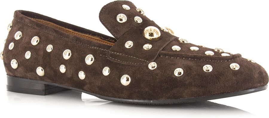 Babouche Tilly loafers donkerbruin Suede Dames - Foto 3
