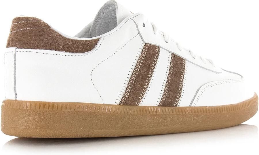 Babouche Yoyo white lever Leer Dames - Foto 4