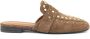 Babouche Nance open muiltjes met studs Suede Dames - Thumbnail 2