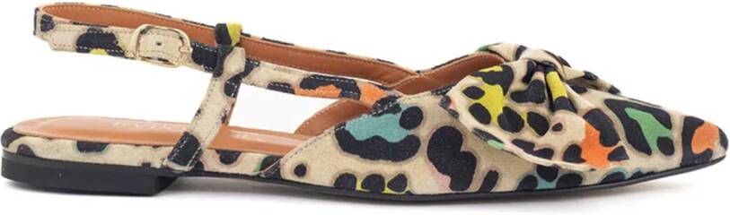 Babouche Sofie slingback sandalen Leer Dames