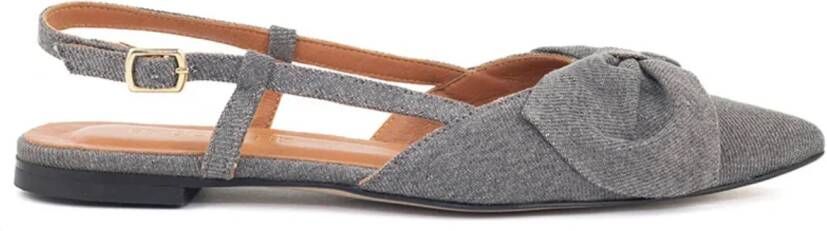 Babouche Sofie slingback sandalen grey Textiel Dames