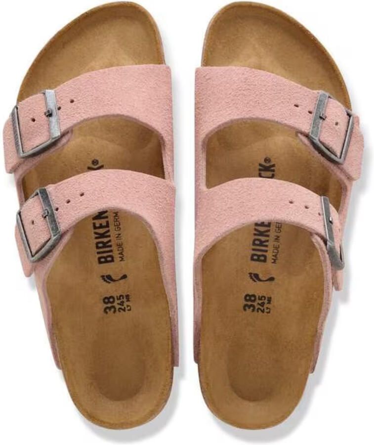 BIRKENSTOCK Arizona Pink Clay narrow fit Suede Dames - Foto 5