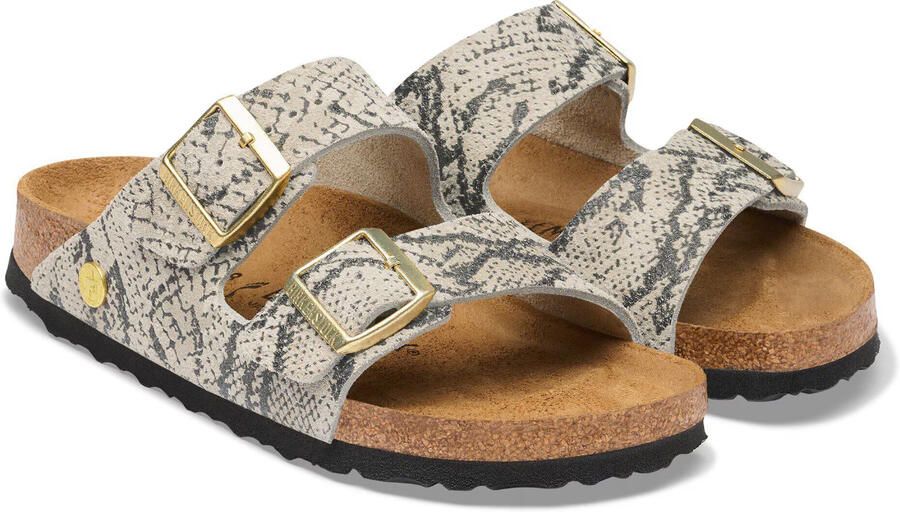 Birkenstock Sandalen Arizona Print LEVE Snake Oyster - Foto 5