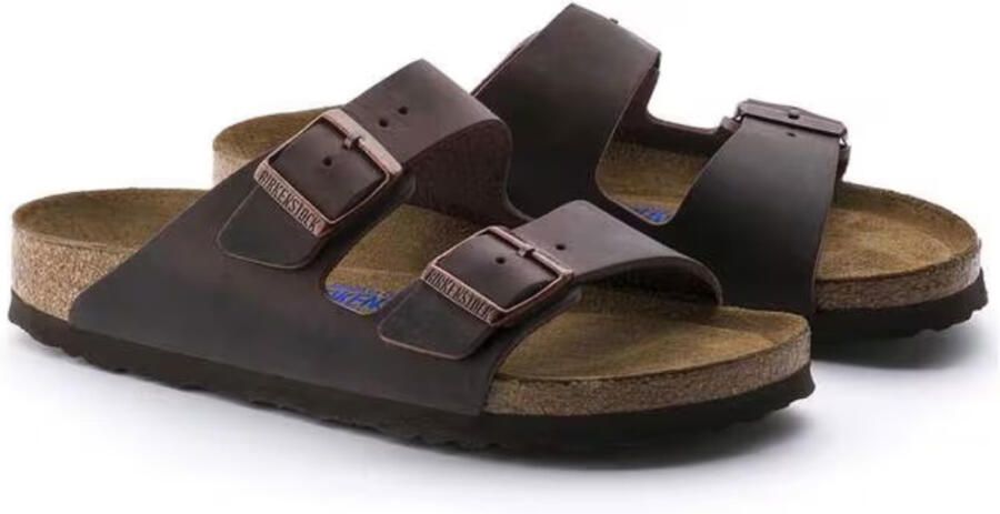 Birkenstock Sandalen Arizona Soft Footbed Geolied Nubuck Leder Smal - Foto 11