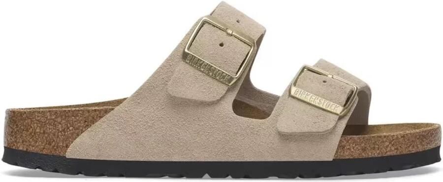 BIRKENSTOCK Slippers Dames Arizona Dames Maat: 41 Materiaal: Suède Kleur: Beige - Foto 18
