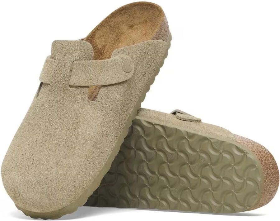 Birkenstock Boston Sandalen & Slides faded khaki 41 beschikbare maaten:41 42 43 44 45 46 - Foto 2