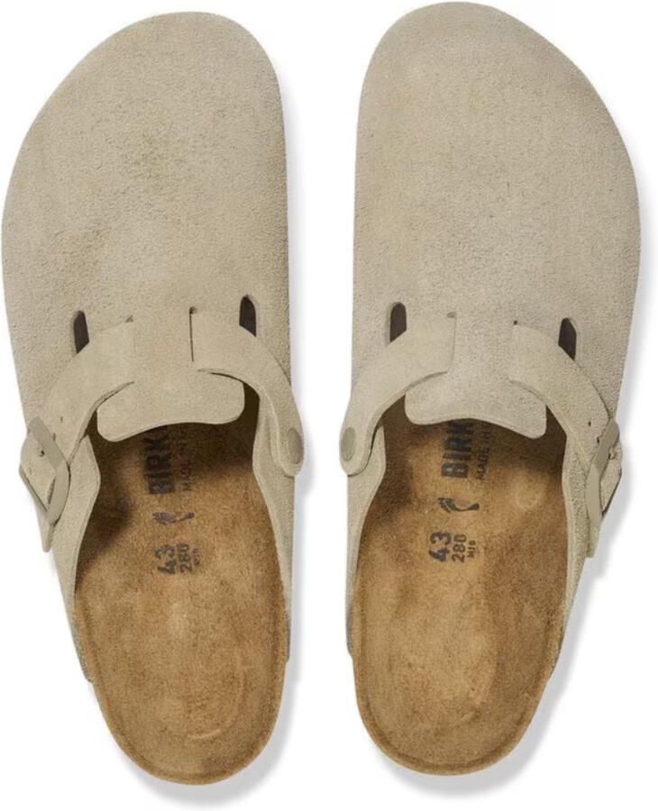 Birkenstock Boston Sandalen & Slides faded khaki 41 beschikbare maaten:41 42 43 44 45 46 - Foto 3