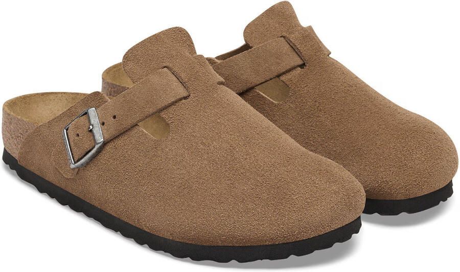 Birkenstock Suede Slippers en Sandalen Bruin Nubuck - Foto 5