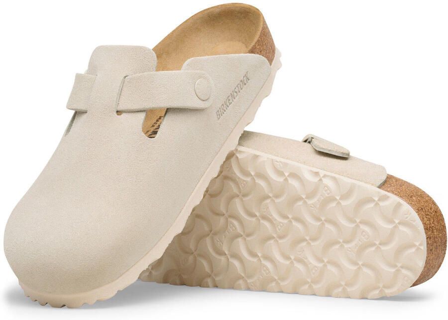 BIRKENSTOCK Boston Suede leather Oyster Suede Unisex - Foto 5