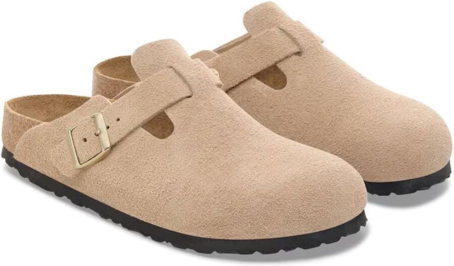 BIRKENSTOCK Instappers Boston Bs Maat: 37 Materiaal: Suède Kleur: Beige - Foto 19