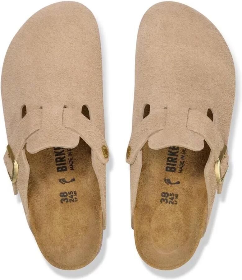 BIRKENSTOCK Instappers Boston Bs Maat: 37 Materiaal: Suède Kleur: Beige - Foto 16