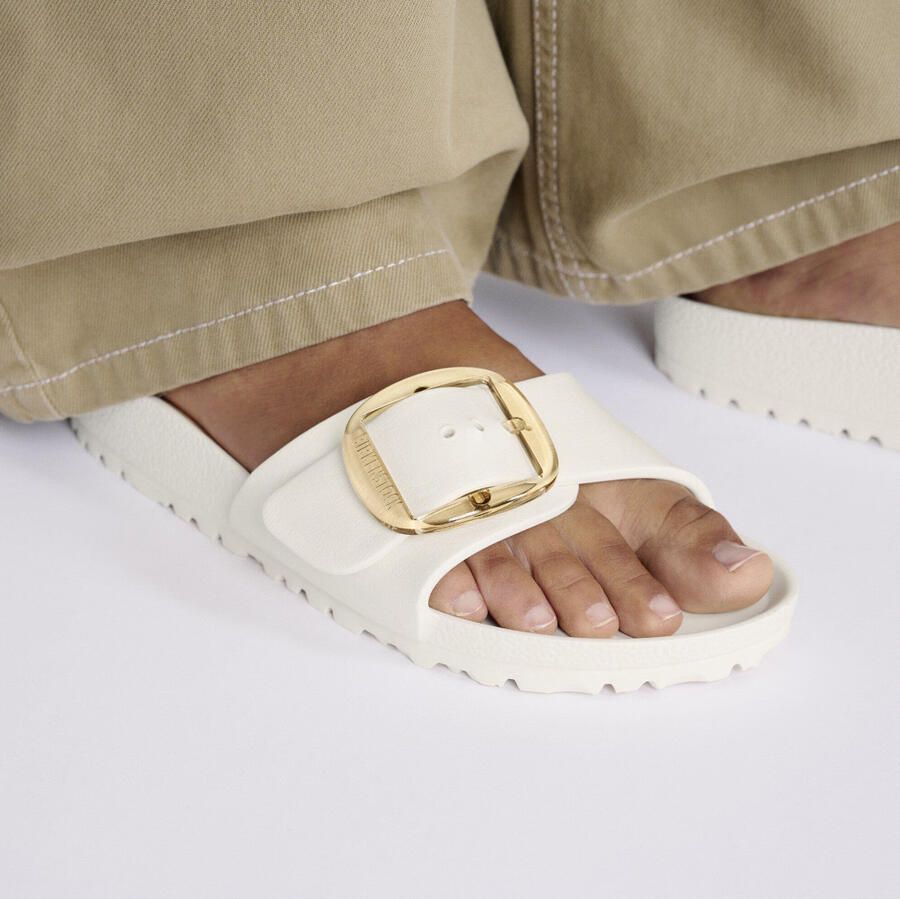 BIRKENSTOCK Badslippers Dames Madrid Big Buckle Eva Maat: 42 Materiaal: Rubber Kleur: Wit - Foto 6