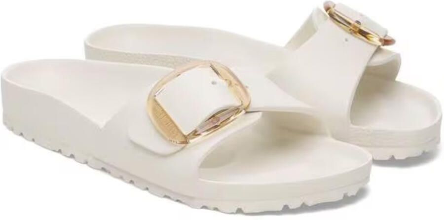 BIRKENSTOCK Badslippers Dames Madrid Big Buckle Eva Maat: 42 Materiaal: Rubber Kleur: Wit - Foto 8