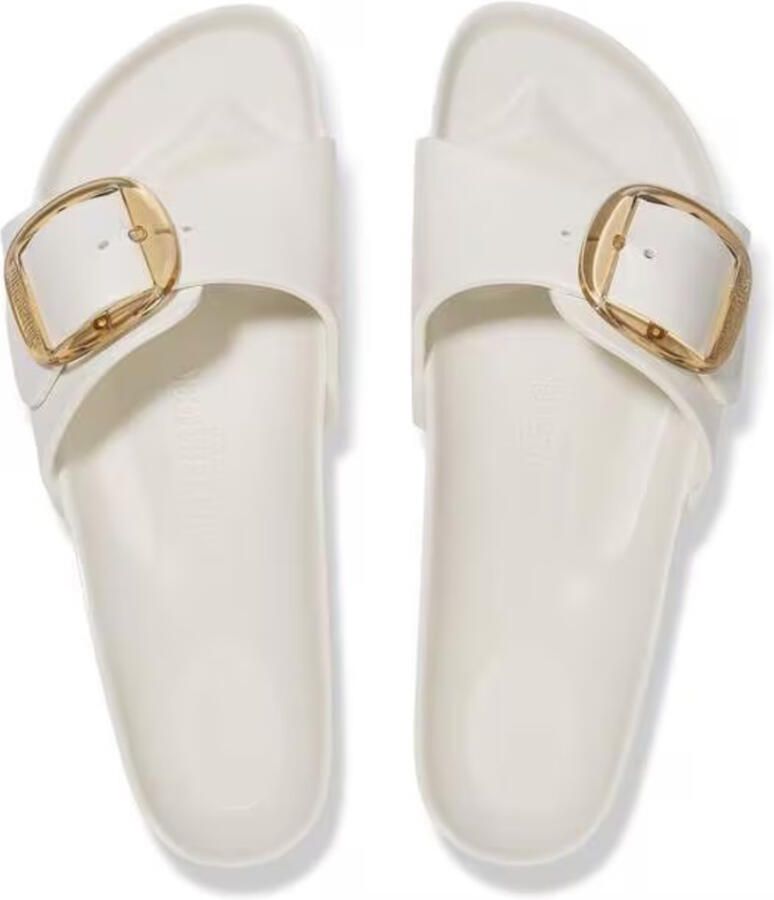 BIRKENSTOCK Badslippers Dames Madrid Big Buckle Eva Maat: 42 Materiaal: Rubber Kleur: Wit - Foto 7
