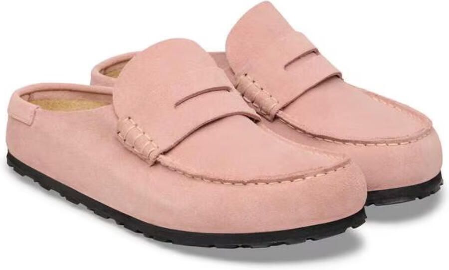 Birkenstock Naples Wrapped Suede Leather Pink Clay - Foto 4