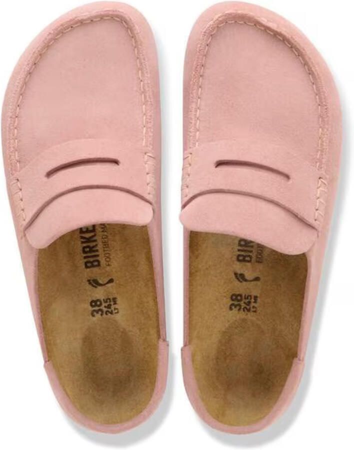 Birkenstock Naples Wrapped Suede Leather Pink Clay - Foto 3