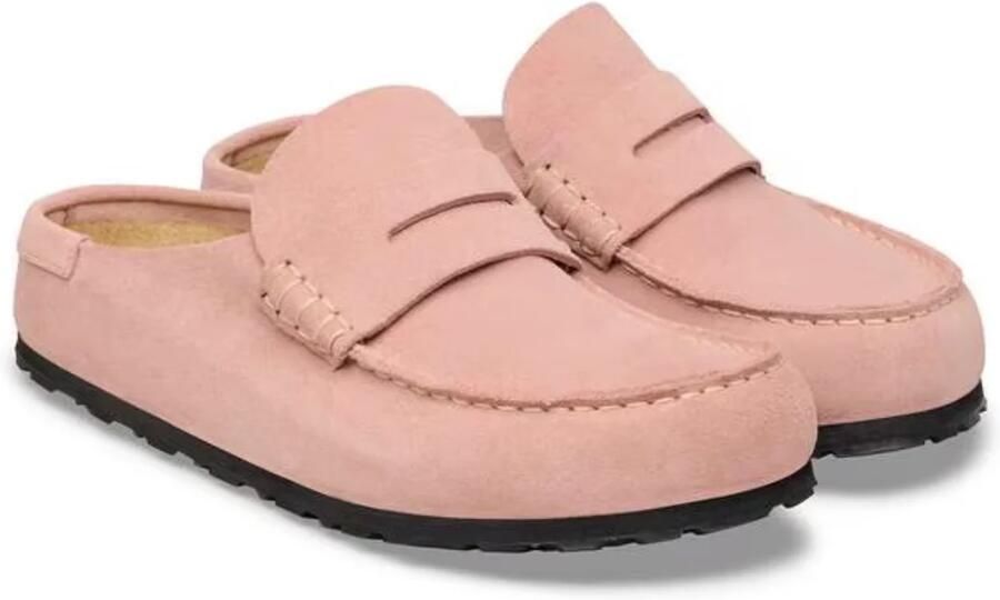 Birkenstock Naples Wrapped Suede Leather Pink Clay - Foto 4