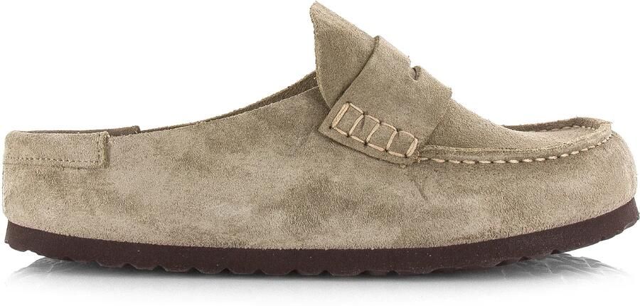BIRKENSTOCK Instappers Naples Maat: 39 Materiaal: Suède Kleur: Beige - Foto 17