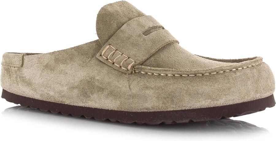 BIRKENSTOCK Instappers Naples Maat: 39 Materiaal: Suède Kleur: Beige - Foto 14